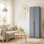 Шкаф 2-х створ. с 3-мя ящиками Ольга-6 серый шифер