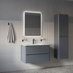 Зеркало с подсветкой 3 в 1 IDDIS Uniq, два навеса, 80/60 см, UNI8060i98