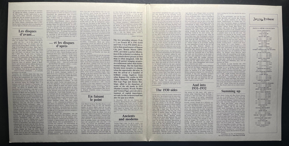 Bennie Moten ‎– The Complete Bennie Moten Vol. 5/6 (1930-1932) 2LP (Франция 1983г.)