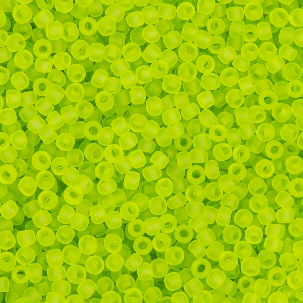 Японский бисер TOHO Round 11/0 (№4F), прозрачный матовый