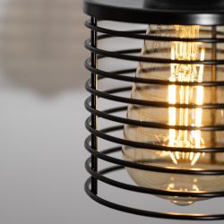 Светильник подвесной (подвес) ЭРА PL5 BK металл, E27, max 60W, высота плафона 170мм, подвеса 800мм, черный