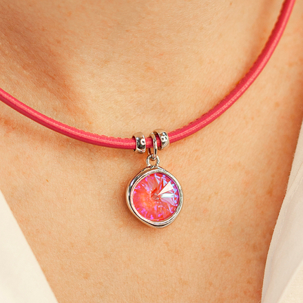 Колье Fiore Luna Lotus Pink Delite B1902.7 R/S