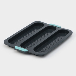 Форма для выпечки багетов силиконовая 34.5×24×2 см