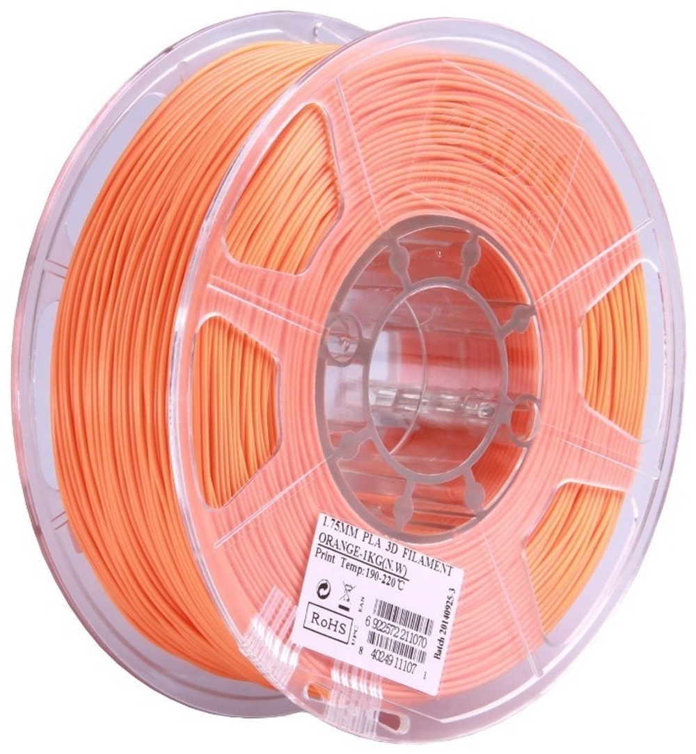 Пластик для 3D-печати ESUN 3D Filament PLA+ Orange оранжевый