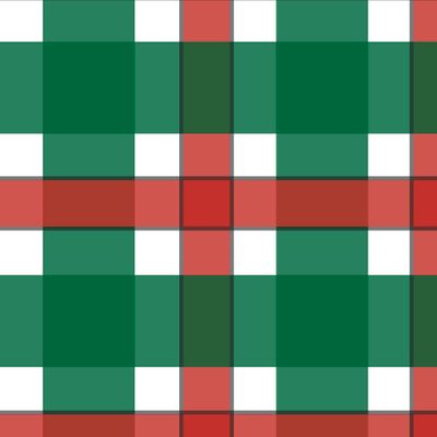 Красно-зеленый клетка плед принт