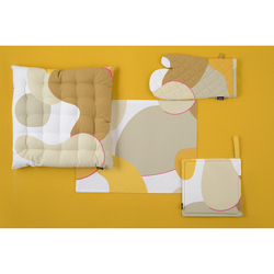 Подушка на стул 40х40 Tkano Freak Fruit горчичная