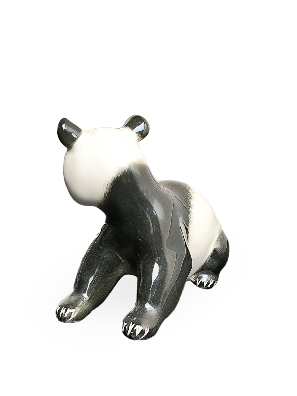 Фарфоровая статуэтка "Панда" ЛФЗ, СССР 1970 - 1986 гг.