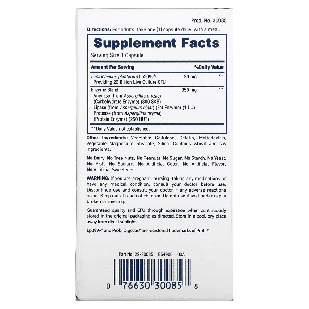 American Health, Enzyme Probiotic Complex +, 20 млрд КОЕ, 60 капсул