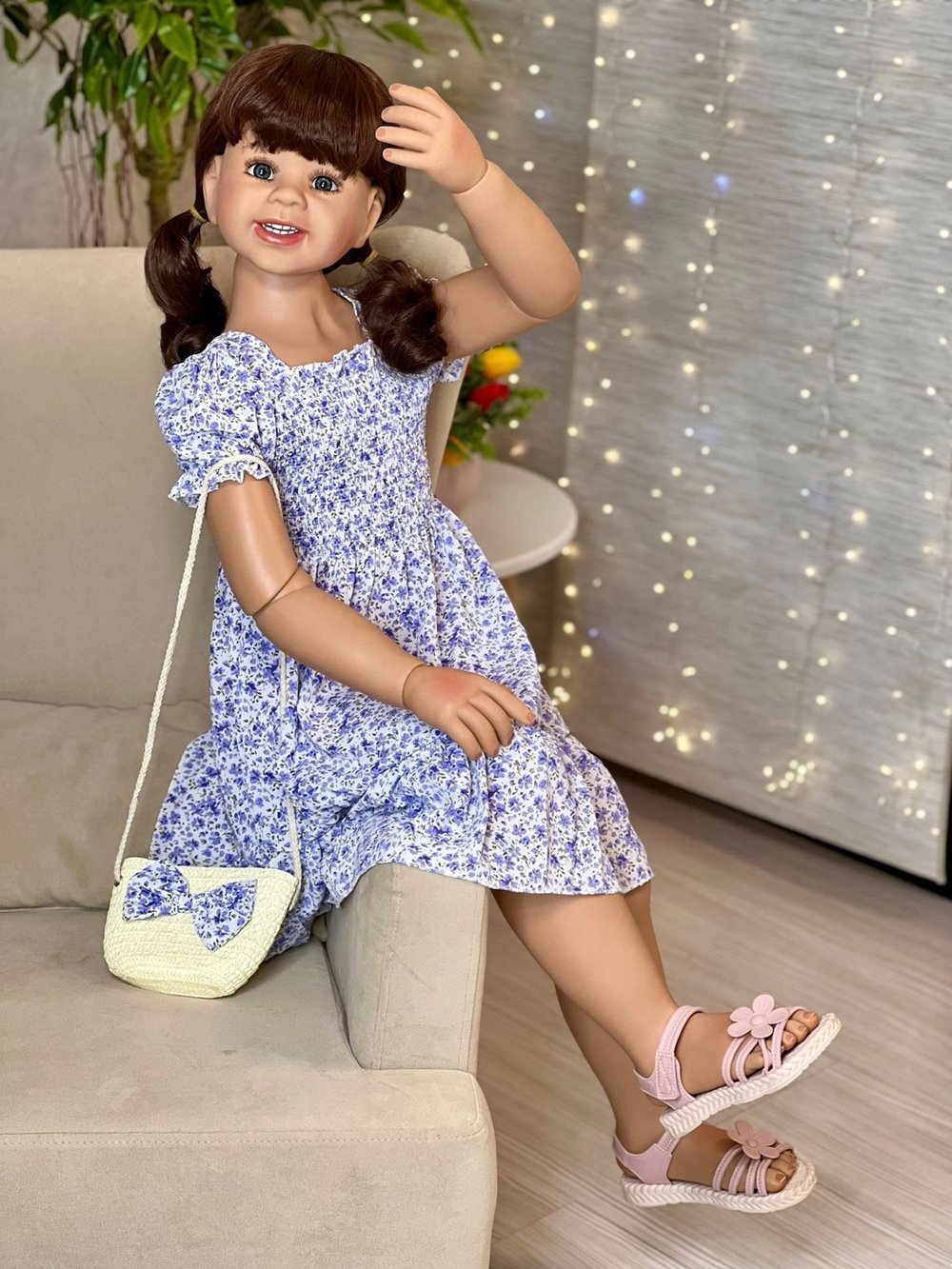 Кукла Реборн ростовая 120см в пакете (FA-437)