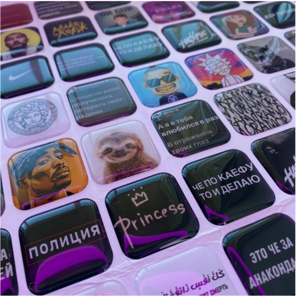 Изготовление 3д стикеров