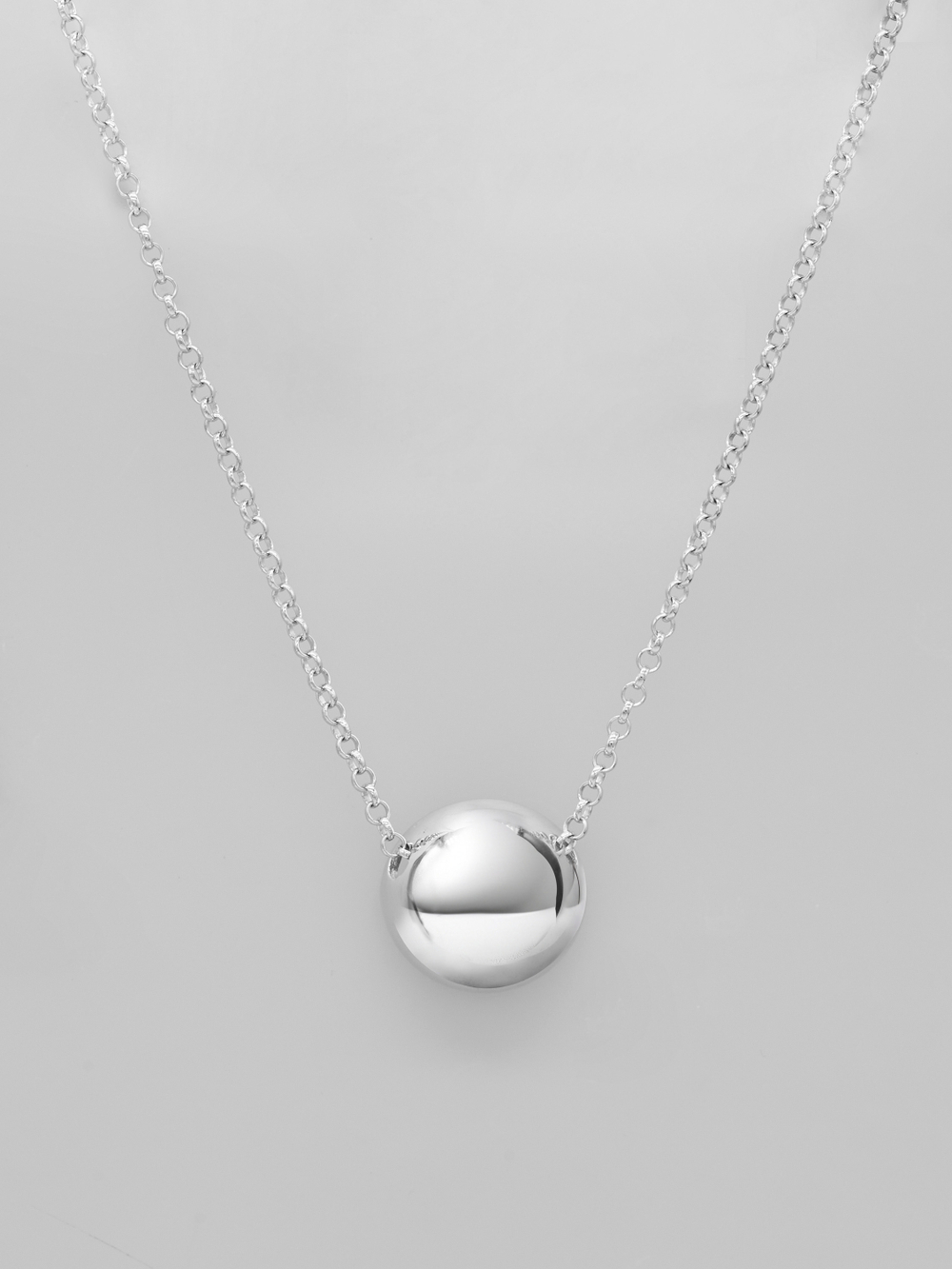 Колье Полусфера из серебра