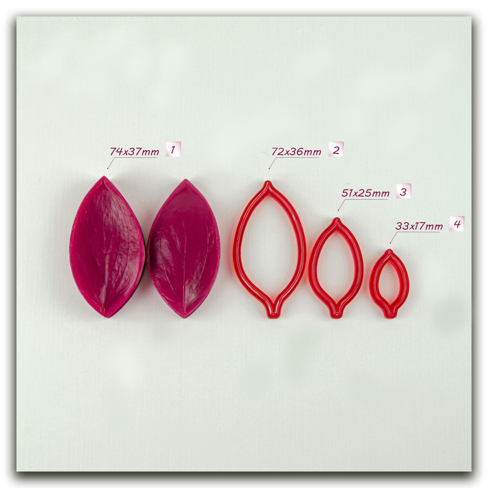 силиконовый молд и каттеры лист рускуса