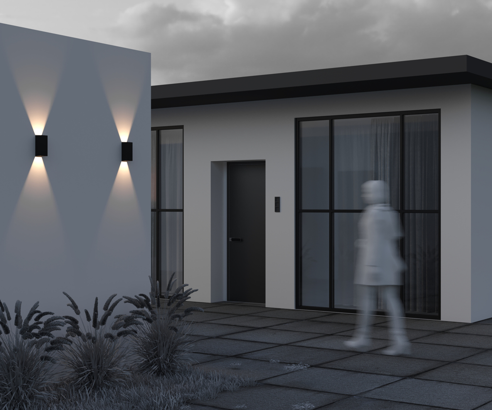 Уличный настенный светодиодный светильник Maytoni Drape O525WL-L10B3K