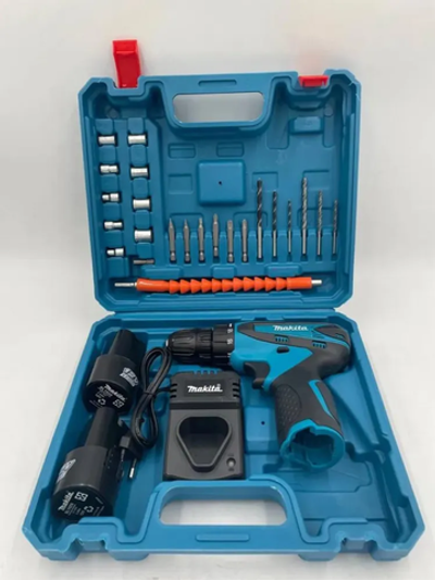 Makita Дрель-шуруповерт, 12 В, 25 Нм, 2 АКБ