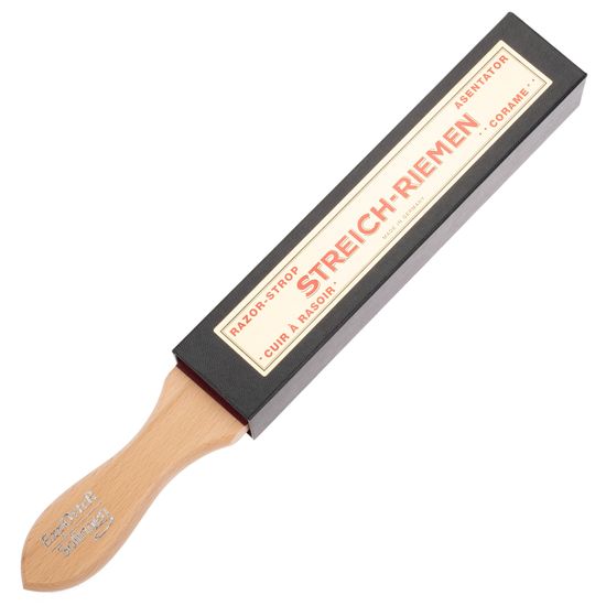 Ремень для опасной бритвы Exporter Solingen 90 J на ручке