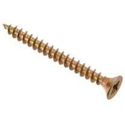 Саморезы универсальные желтые 5,0х80мм (50шт) КОРОБКА