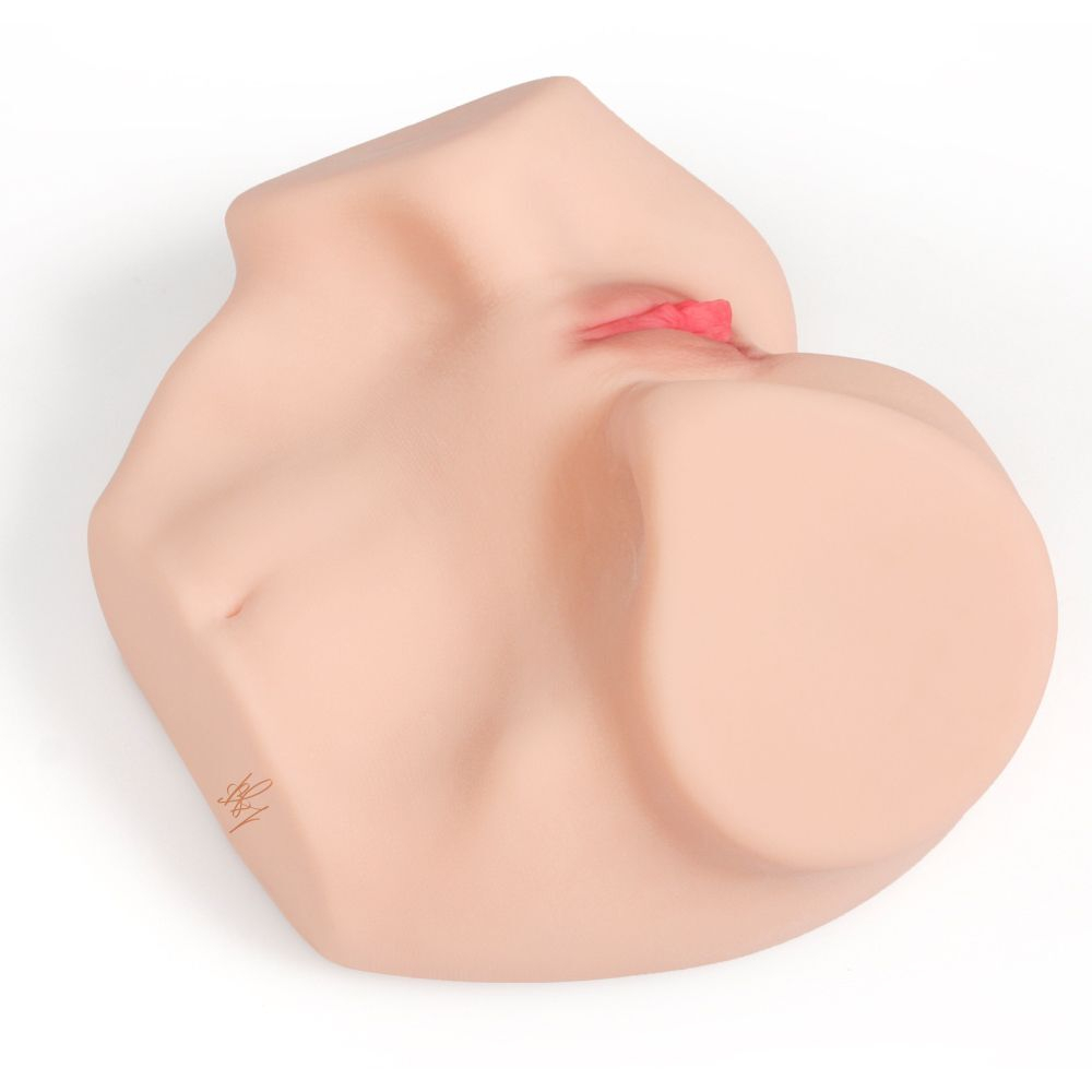 Телесный мастурбатор-полуторс Maria Onehole Real Vagina с двойным слоем материала (Цвет: телесный)