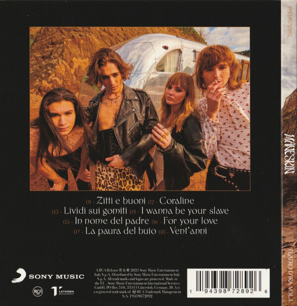 Maneskin. Teatro d'ira - Vol. I (CD)