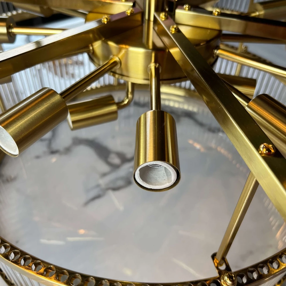 Люстра на штанге Imperiumloft RH MARAIS ROUND CHANDELIER 147903-22