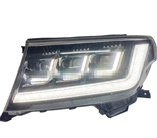 Передние фары Ленд Крузер 200 V6 type [Комплект Л+П; Биксеноновая линза; электрокорректор; яркие ходовые огни]