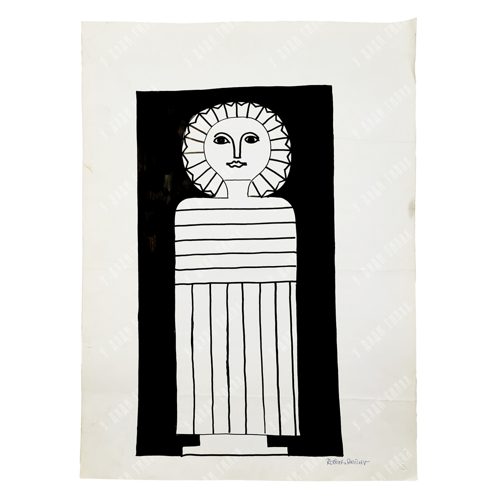 Штайнер Роберт (Robert Steiner). Солярис. Тушь. Австрия, 1980 г.