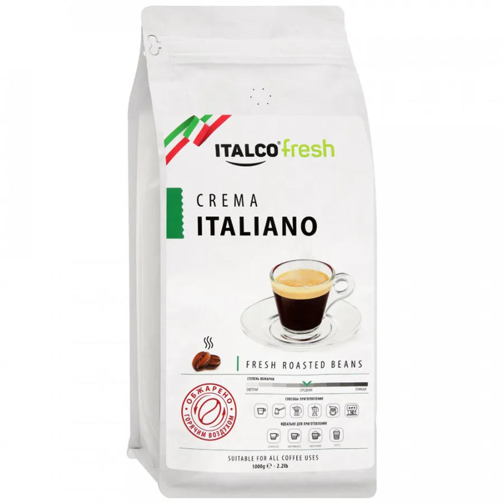 купить Кофе в зернах Italco Crema Italiano, 1 кг (Италко)