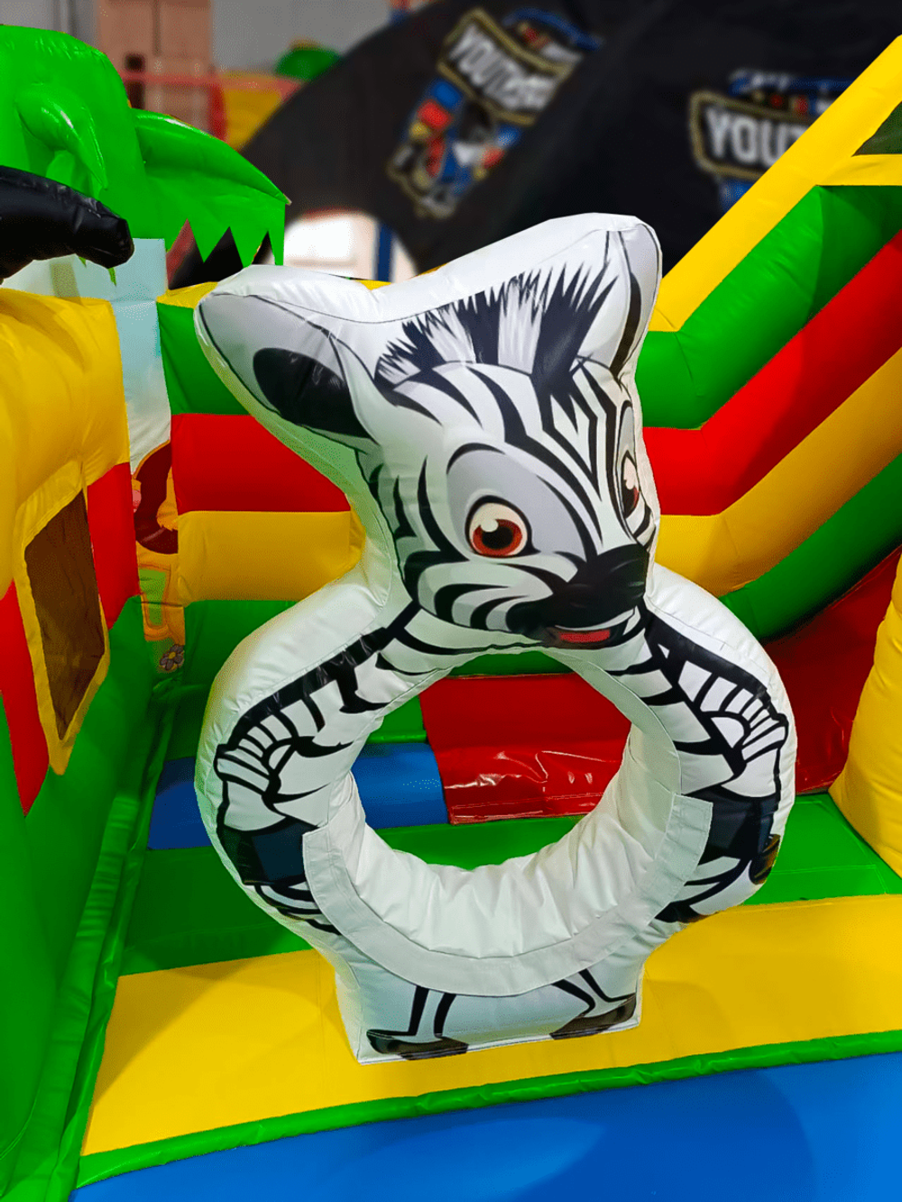 Коммерческий надувной батут "Сафари-джунгли ЭКСТРА", 5*5*2,5 м