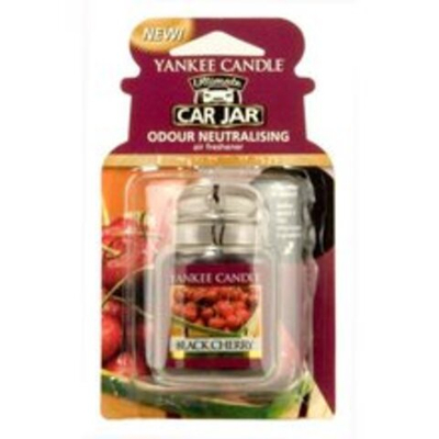 Yankee Candle Black Cherry Ultimate Car Jar - Luxury car tag