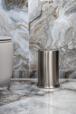 Ведро для мусора с вращающейся крышкой Nickel Brush