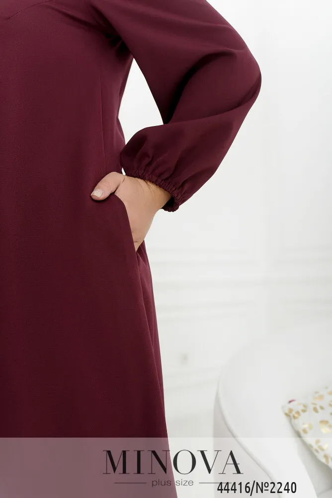 Платье 2240-бордо Minova