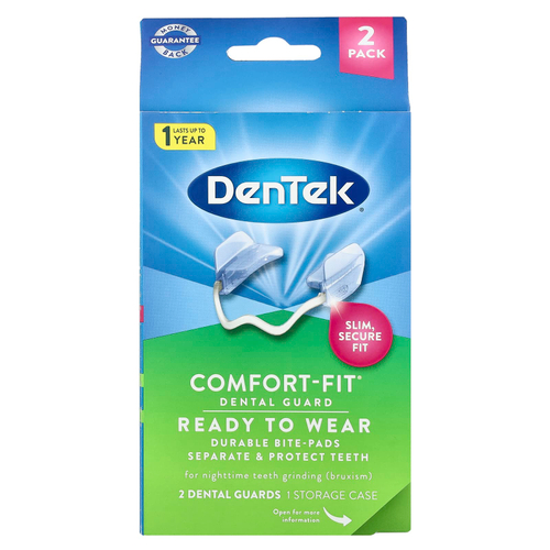 DenTek, Защита зубов Comfort-Fit®, 2 шт. В упаковке