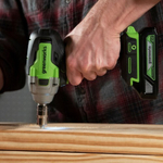 Гайковерт аккумуляторный GREENWORKS GD24IW400 ударный, 24V, АКБ 5Ач и ЗУ 3802907CUG