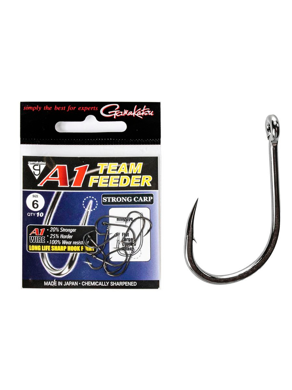 Крючки Gamakatsu A1 Team Feeder HOOKS FINE FEEDER размер 16 (упк.15шт.)