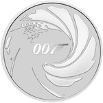 1 доллар. Джеймс Бонд 007 James Bond 007. Тувалу. 2020 год. BrUNC