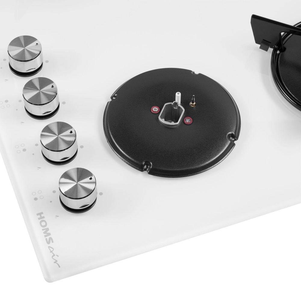Газовая варочная панель HOMSair HGG641EWH фото 8