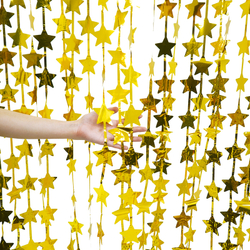 Занавес "Звезды" Золото 1*2 м