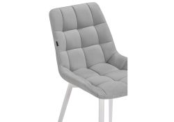 Стул на металлокаркасе Алст velutto 12 / белый