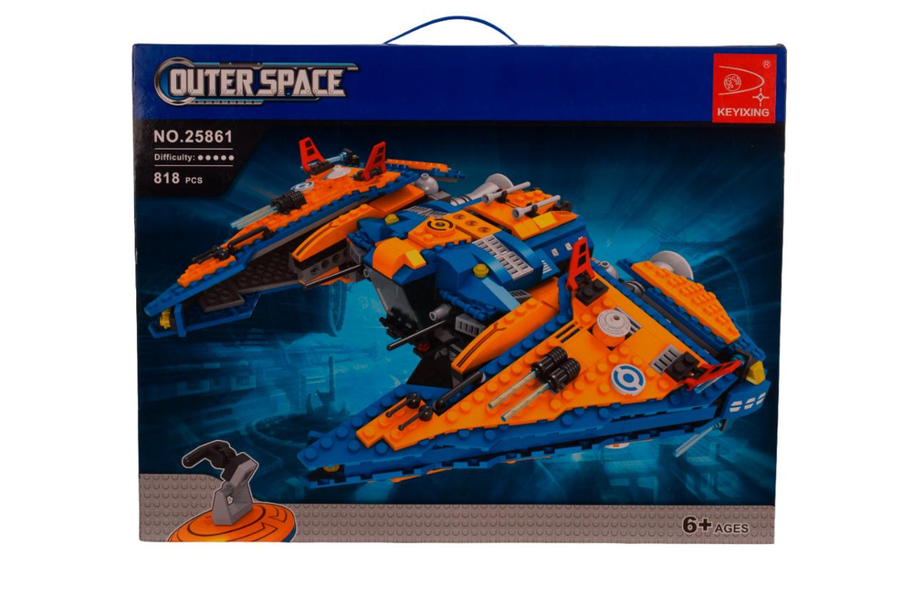 Конструктор блочный Аусини 818дет., коробка 25861