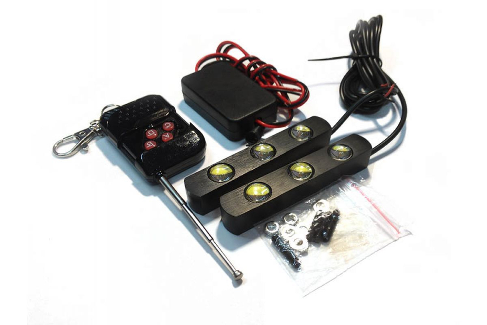 ДХО + стробоскоп (2х3 LED) с Пультом ДУ