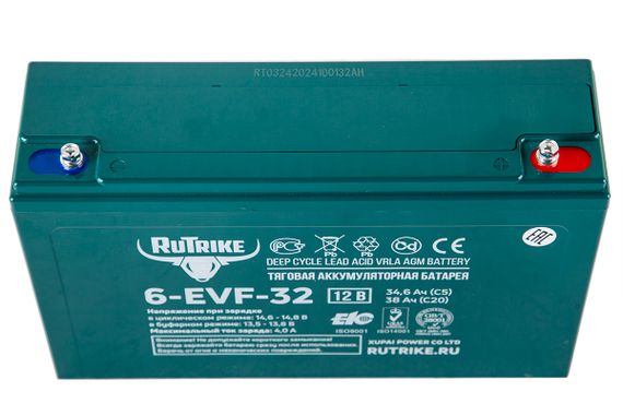 Тяговый аккумулятор RuTrike 6-EVF-32 (12V32A/H C3)