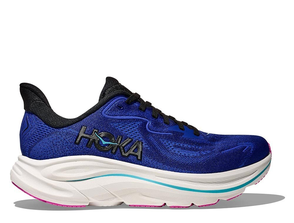 Кроссовки для бега женские Hoka Clifton 10 Сине-Черные