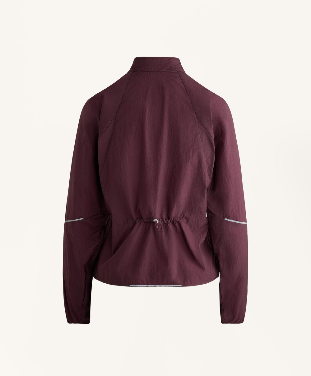 Oysho Водоотталкивающая куртка, бургунди