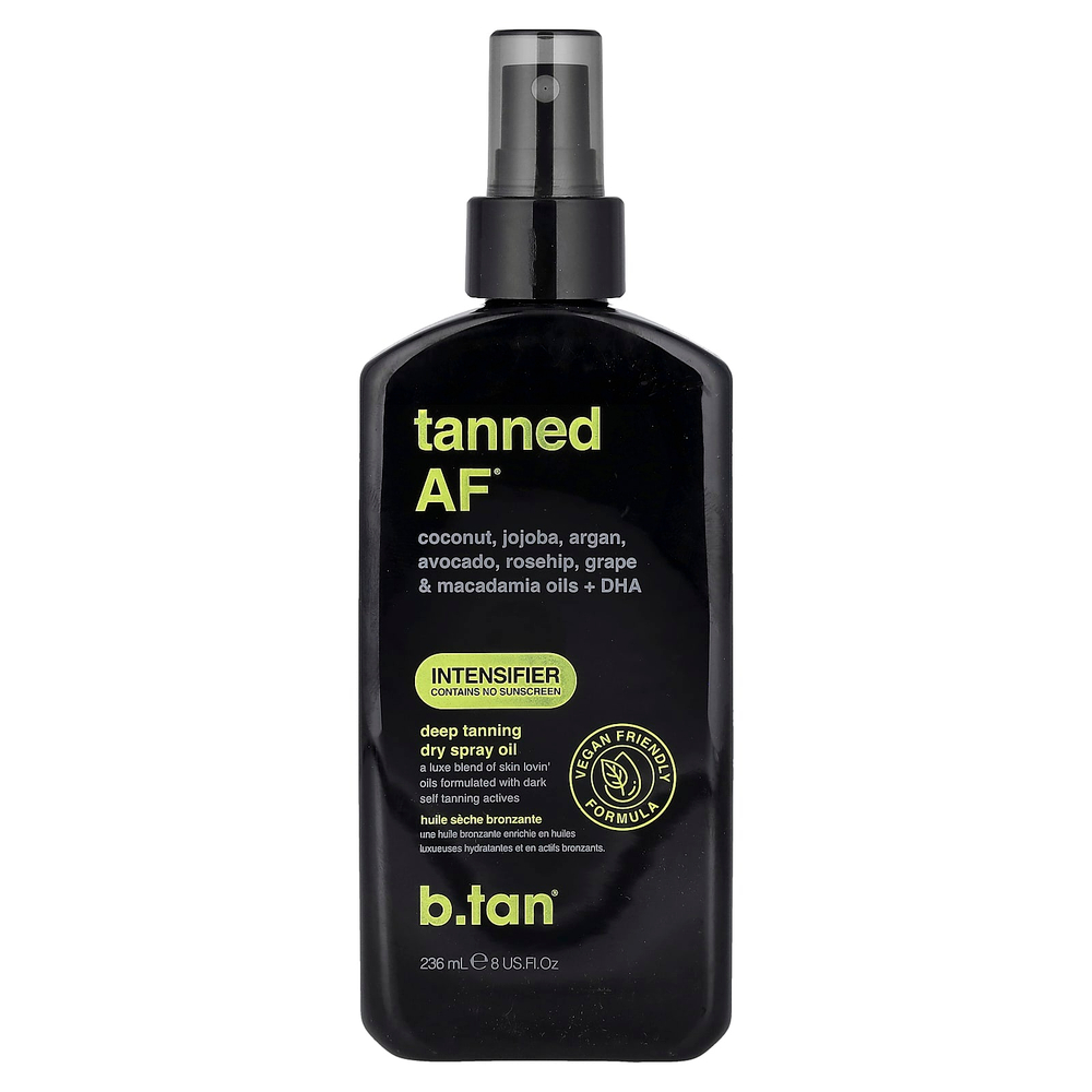b.tan, Tanner AF®, сухое масло-спрей для загара, 236 мл (8 жидк. унций)