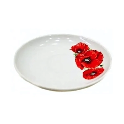 Блюдце чайное 140 мм Алый мак