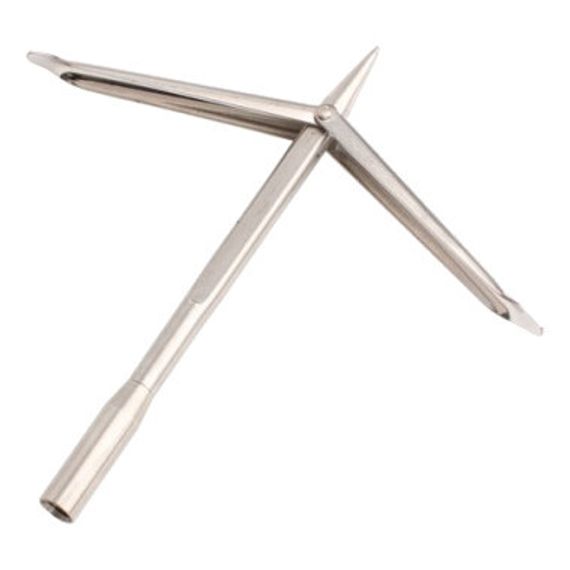 Наконечник нержавеющий Scorpena 14 см с двумя флажками