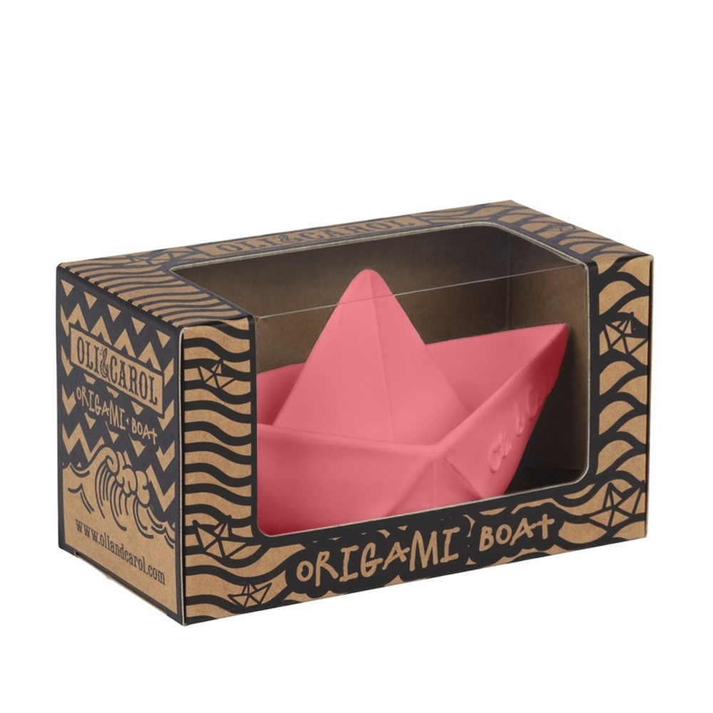 ORIGAMI BOAT PINK прорезыватель для зубов