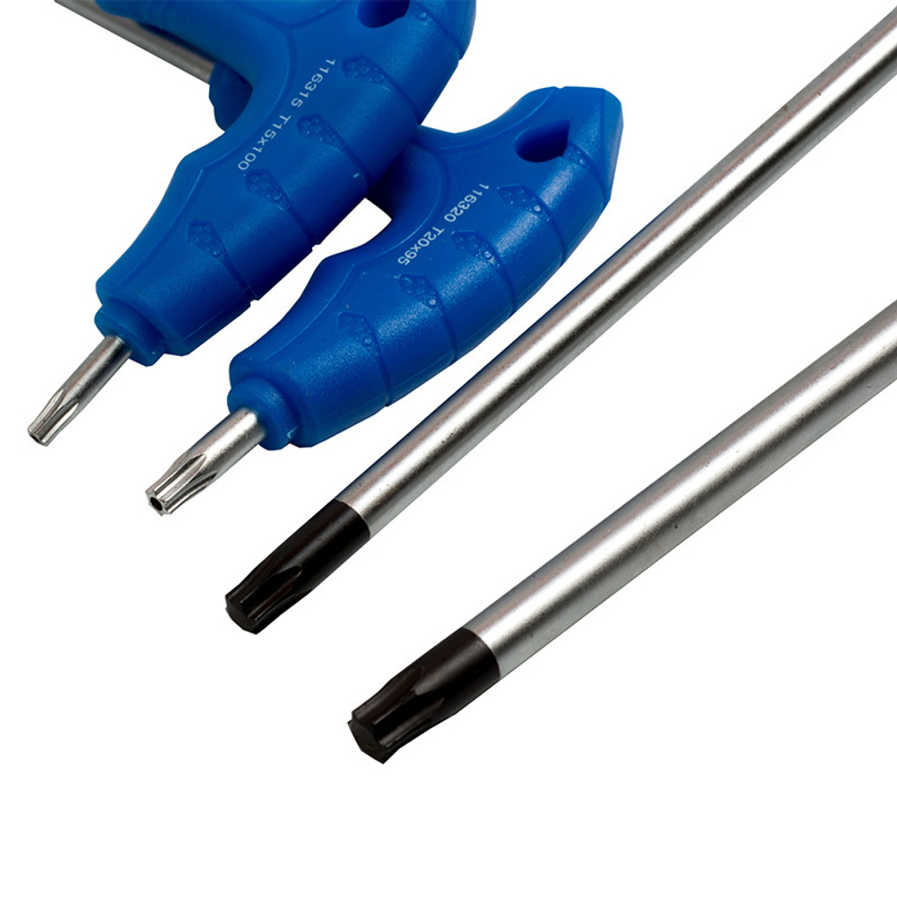 KING TONY (22306PR) Набор Г-образных ключей TORX с отверстием, T10-T40, 6 предметов