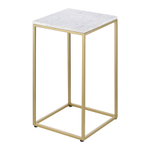 Набор из 2-х столиков mayen gold, белые/золотистые