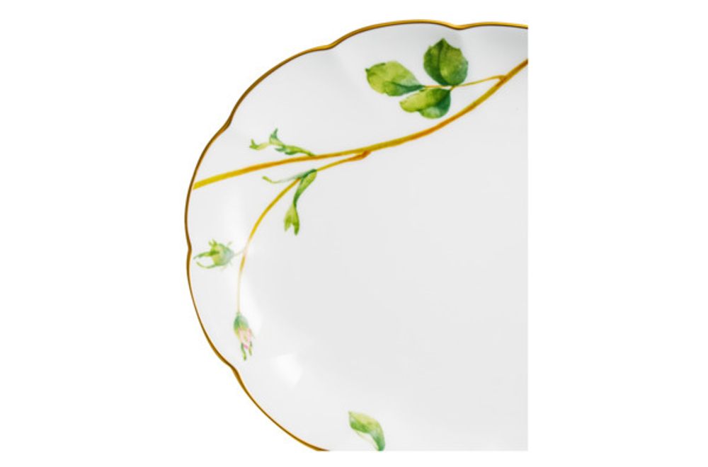 Блюдо овальное 23см Narumi Цветущая роза