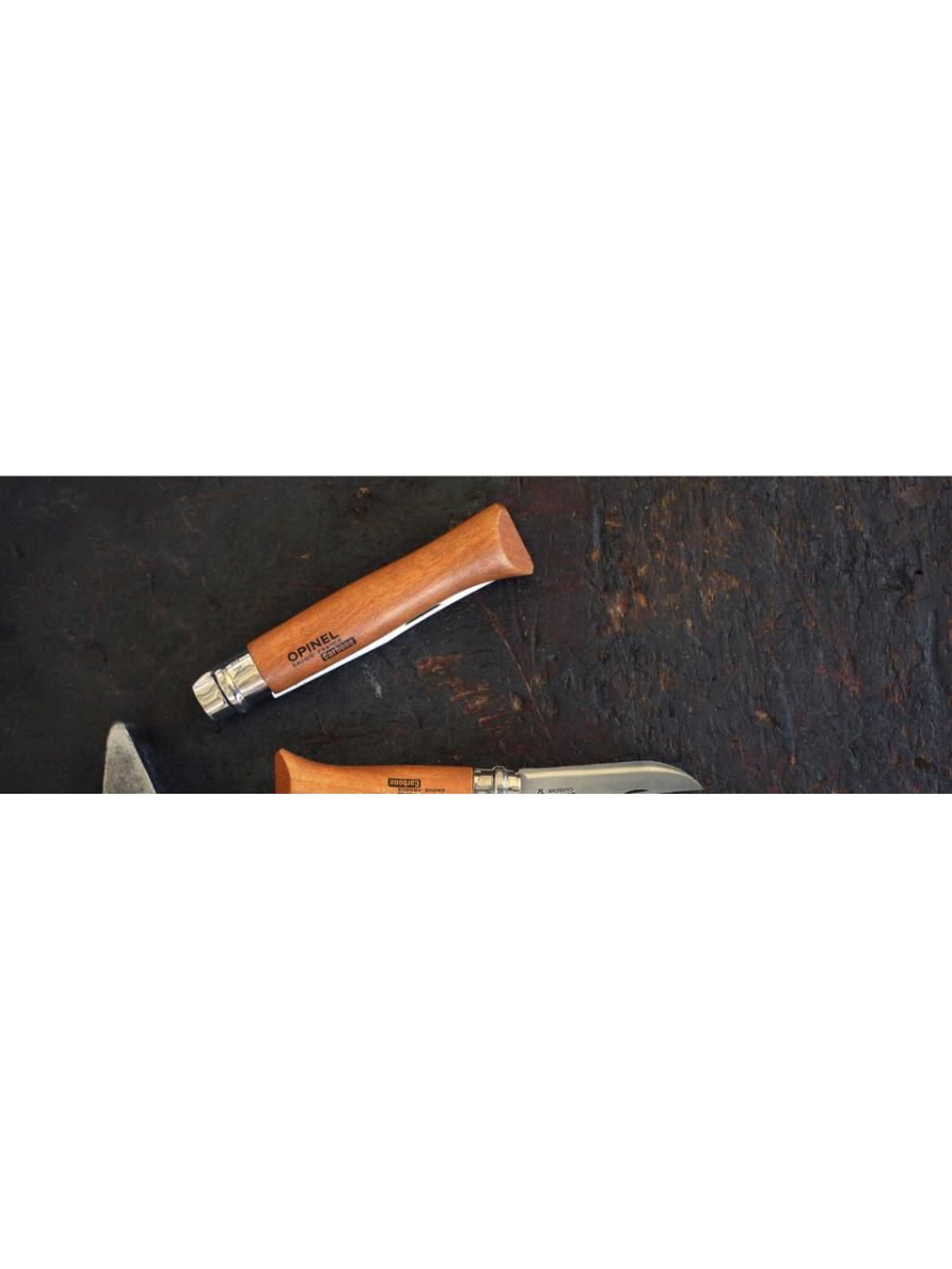 Нож Opinel №10, углеродистая сталь, рукоять из дерева бука, блистер